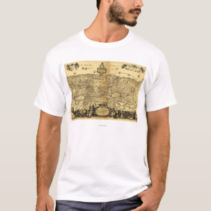 Camiseta PalestinePanoramic MapPalestine