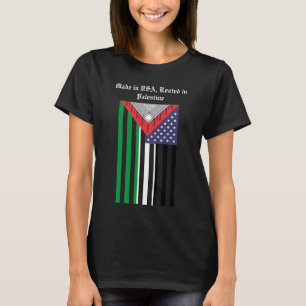 Camiseta Palestiniana Americana: Keffiyeh Patrióti