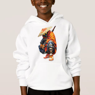 Camiseta Paleta de Ciber Samurai Laranja