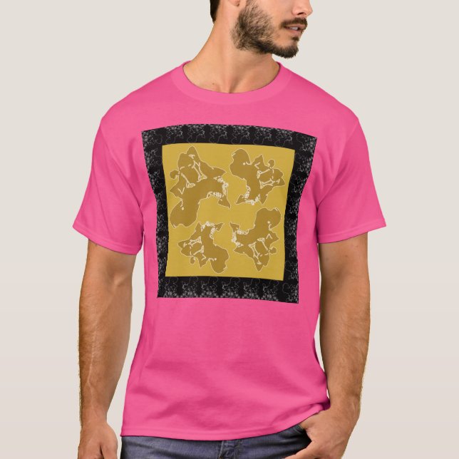 Camiseta Paleta de cores do Klimt (Frente)
