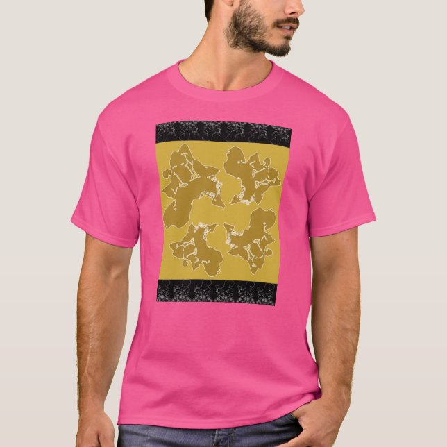 Camiseta Paleta de cores do Klimt (Frente)