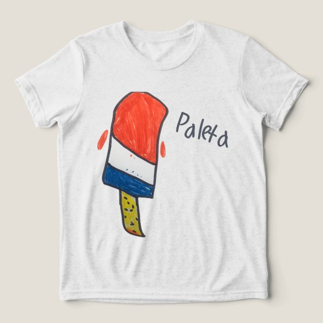 Camiseta 'Paleta' de Sorvete -  (Design frontal)