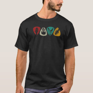 Camiseta Paleta De Violão Para A Imagem De Guitarista