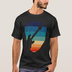 Camiseta Paleta De Violão Para A Imagem De Guitarista