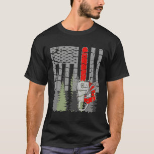 Camiseta Palha E Florestas Da Linha Vermelha Fina