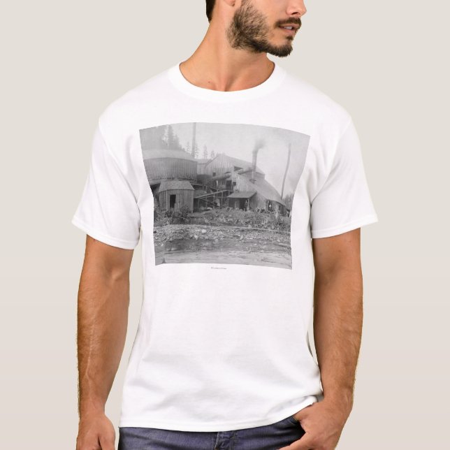 Camiseta Palha e fotografia da fundição de Delaware (Frente)