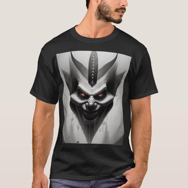 Camiseta Palhaço assustador 8 (Frente)