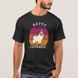 Camiseta Palhaço Assustador do Dia das Bruxas Llama Trocadi
