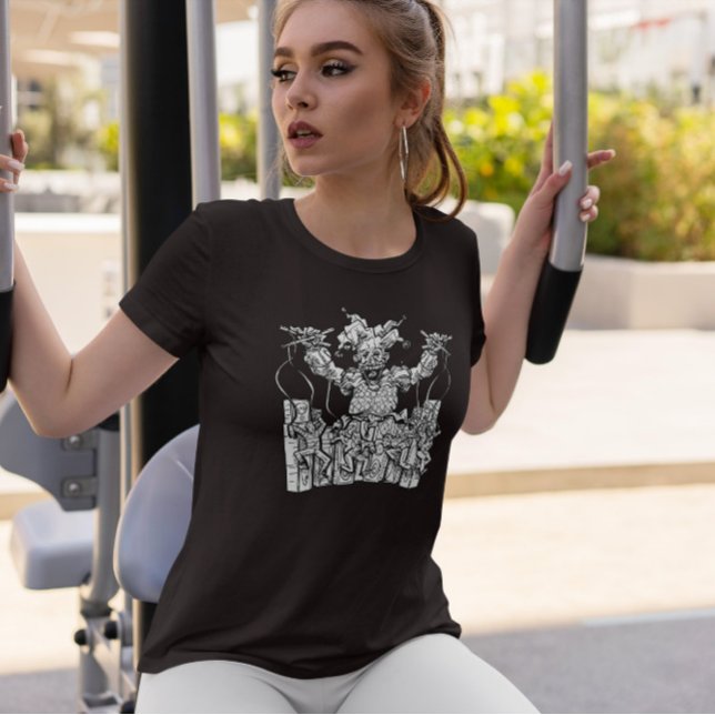 Camiseta Palhaço Assustador E Fantoche (Criador carregado)