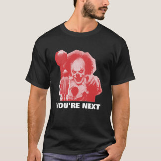 CAMISETA PALHAÇO ASSUSTADOR PERSONALIZÁVEL COM BALÃO ADICIO