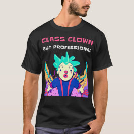 Camiseta Palhaço da Turma mas Professor Divertido Profissio