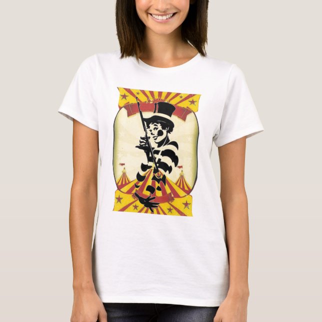 Camiseta palhaço de cartola (Frente)