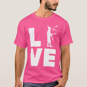 Camiseta Palhaço de Circo Amor Malabarista Bolas de Malabar