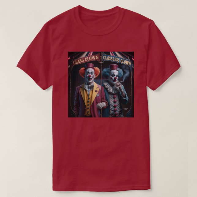 Camiseta Palhaço de classe (Frente do Design)