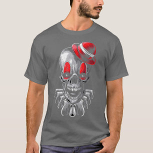 Camiseta Palhaço De Esqueleto Assustador, Hallowee De Palha