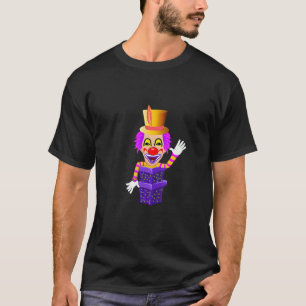 Camiseta Palhaço de fantasia de carnaval fora da caixa mard