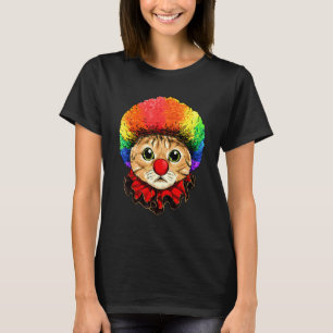 Camiseta Palhaço de Gato Carnaval Circo Funcionários Gatinh