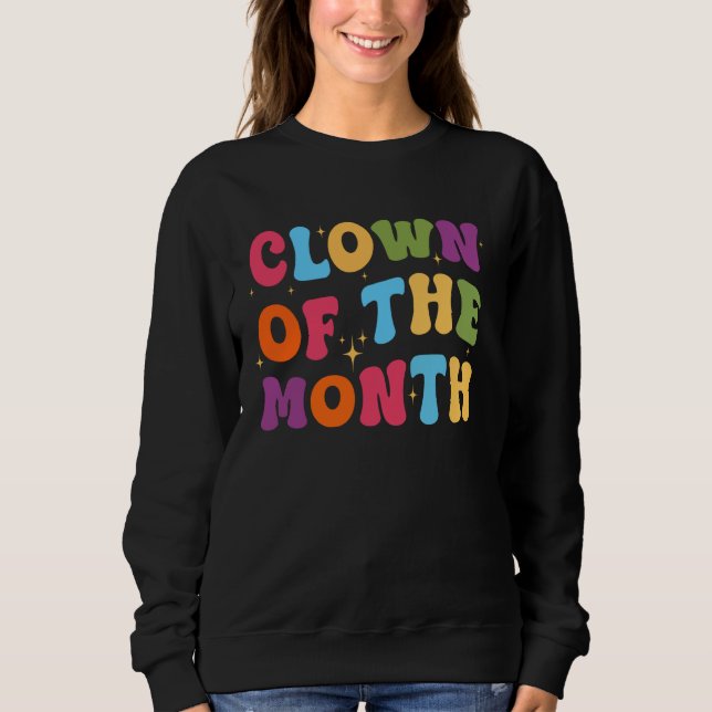 Camiseta Palhaço Do Mês Que Compensa Circu Engraçado De Est (Frente)