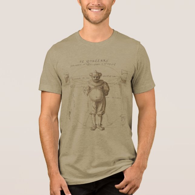 Camiseta palhaço estilo Leonardo  (Frente)
