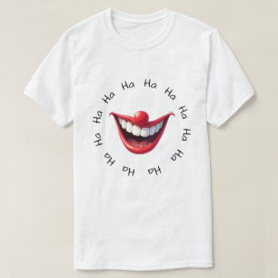 Camiseta Palhaço Funny Ha Ha