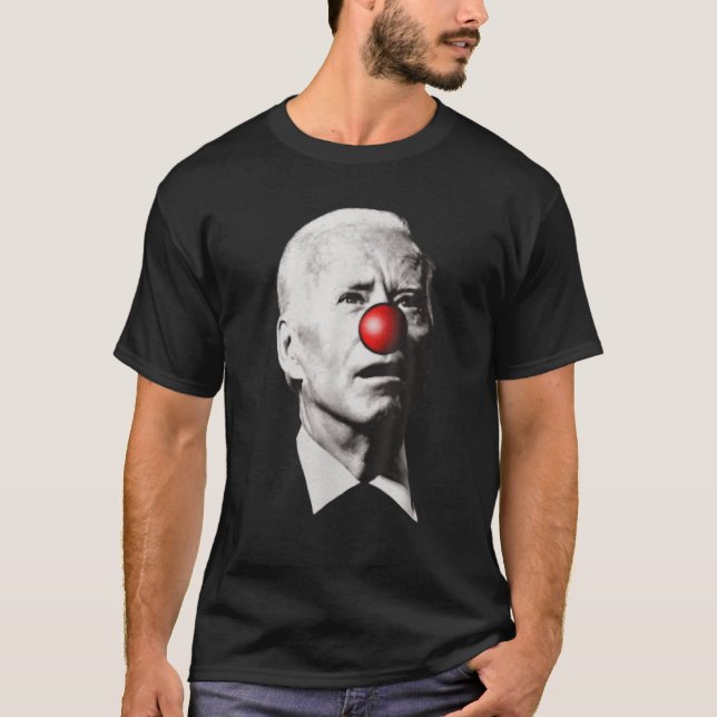 Camiseta Palhaço Joe Funny Joe Biden É Um Democrata (Frente)