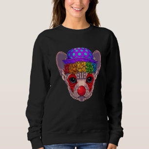 Camiseta Palhaço Sphynx Circo Carnaval Fantasia Tema Gato P