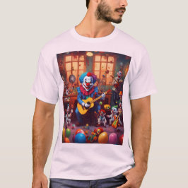 Camiseta Palhaços de mau e Cientista Louco num Laboratório