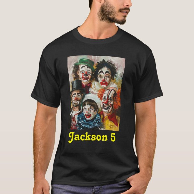 Camiseta Palhaços, Jackson 5 (Frente)