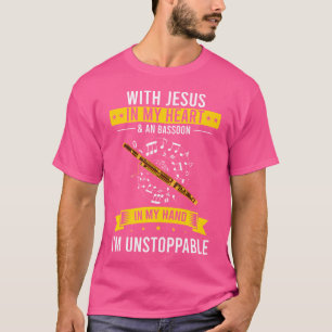 Camiseta Palheta de Fagote para Fagonista e Orquestra de Fa