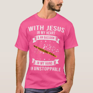 Camiseta Palheta de Fagote para Flautista de Fagote e Orque