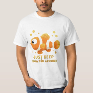 Camiseta Palhetas - Apenas Mantenha O Palhaço Em Torno Do T