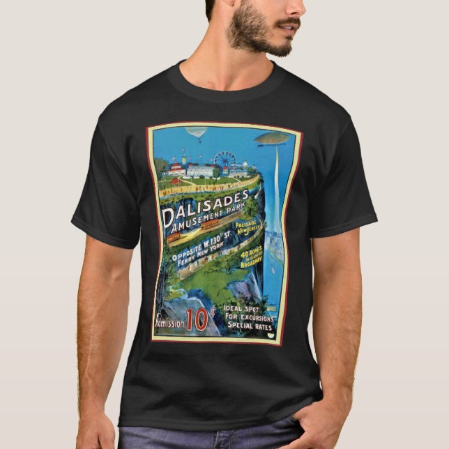 Camiseta Palisades Amusement Park (Frente)