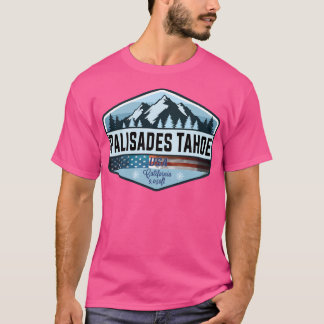 Camiseta Palisades Tahoe Usa Ski Skiing California 01