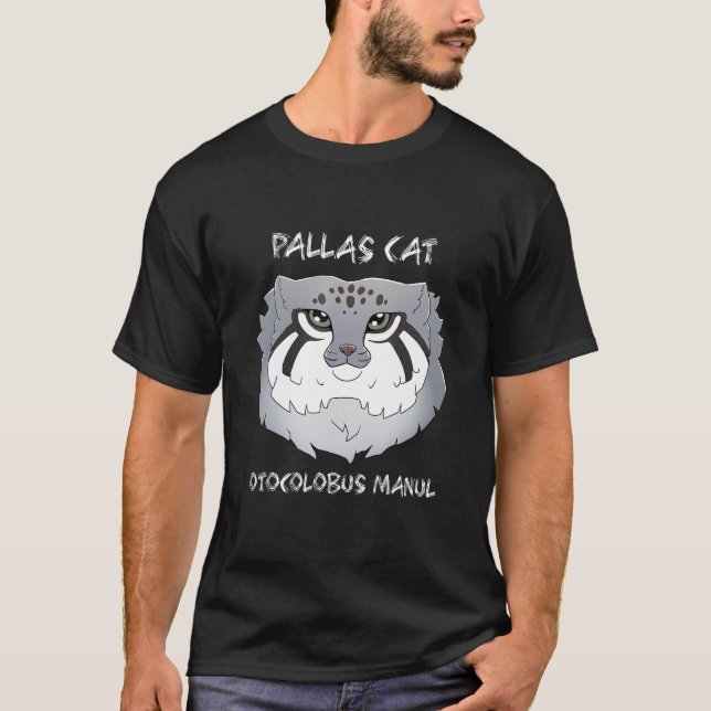 Camiseta Pallas Cat Otocolobus Manul (Frente)