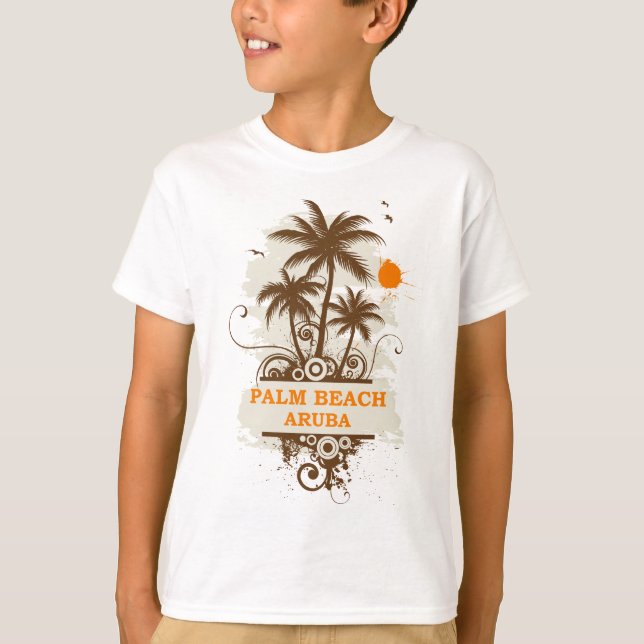 Camiseta Palm Beach Aruba (Frente)