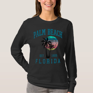 Camiseta Palm Beach Florida Spring Break 2022 Beach Palm Tr