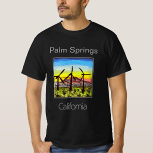 Camiseta Palm Primavera Windmills, Califórnia