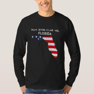 Camiseta Palm River Clair Mel Flórida EUA Estado América Tr