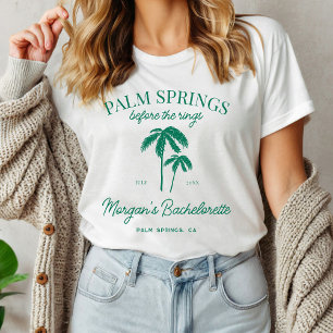 Camiseta Palm Springs Antes das Arrasadas da Festa de Despe