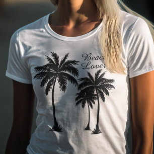 Camiseta Palm Tree Beach Lover Tropical