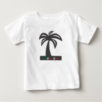 Palm Tree (Férias do México) - Baby Fine Jersey T-