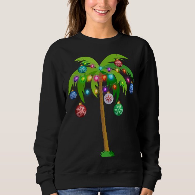 Camiseta Palm Tree Funny Hawaii Beach Trop (Frente)