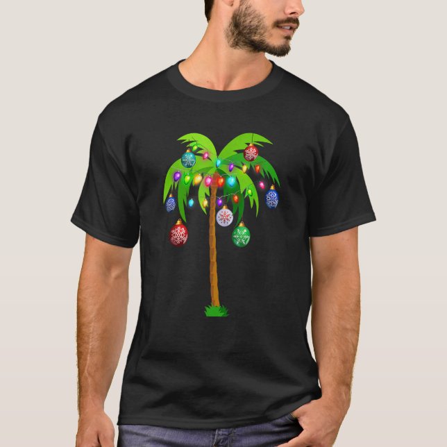 Camiseta Palm Tree Hawaii Beach Tropical (Frente)
