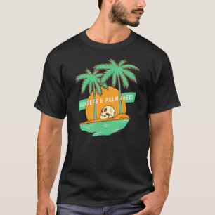 Camiseta Palm Tree Hawaii Surfer State Of Mind Beach Sunset