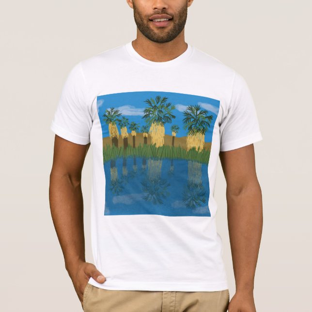 Camiseta Palm Tree Oasis California Coachella Valley Desert (Frente)