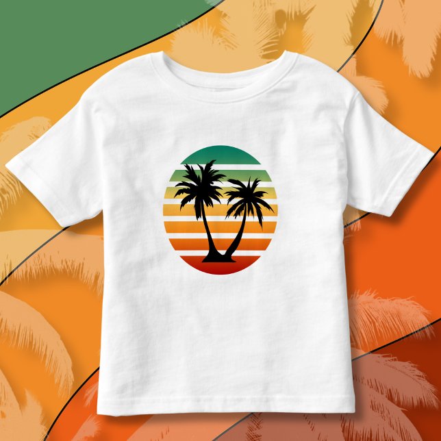Camiseta Palm Tree Silhouette Fine (Palm Tree Sillhouette T-Shirt)