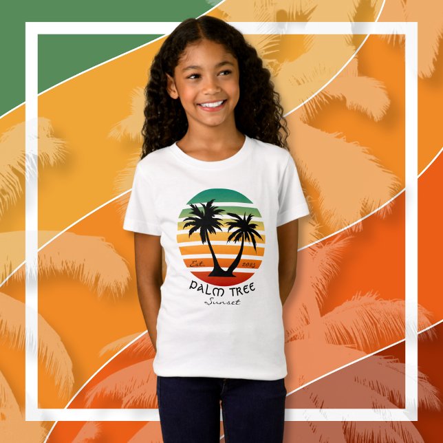 Camiseta Palm Tree Sunset (PALM TREE SUNSET)