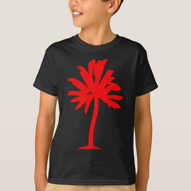 Camiseta Palm Tree - vermelho (Frente)