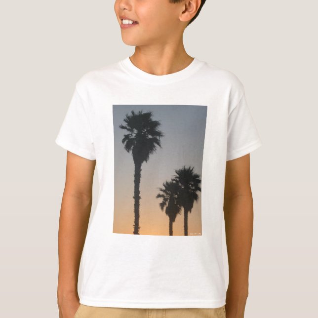 Camiseta Palm Trees At Sunset (Frente)