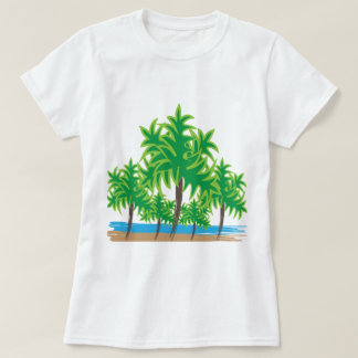 Camiseta Palm Trees Beach Tropical